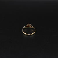 10K YG Flower Ring (1.2g)