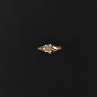 10K YG Flower Ring (1.2g)