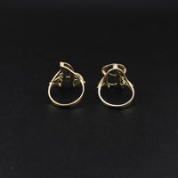 10K YG Initials Ring