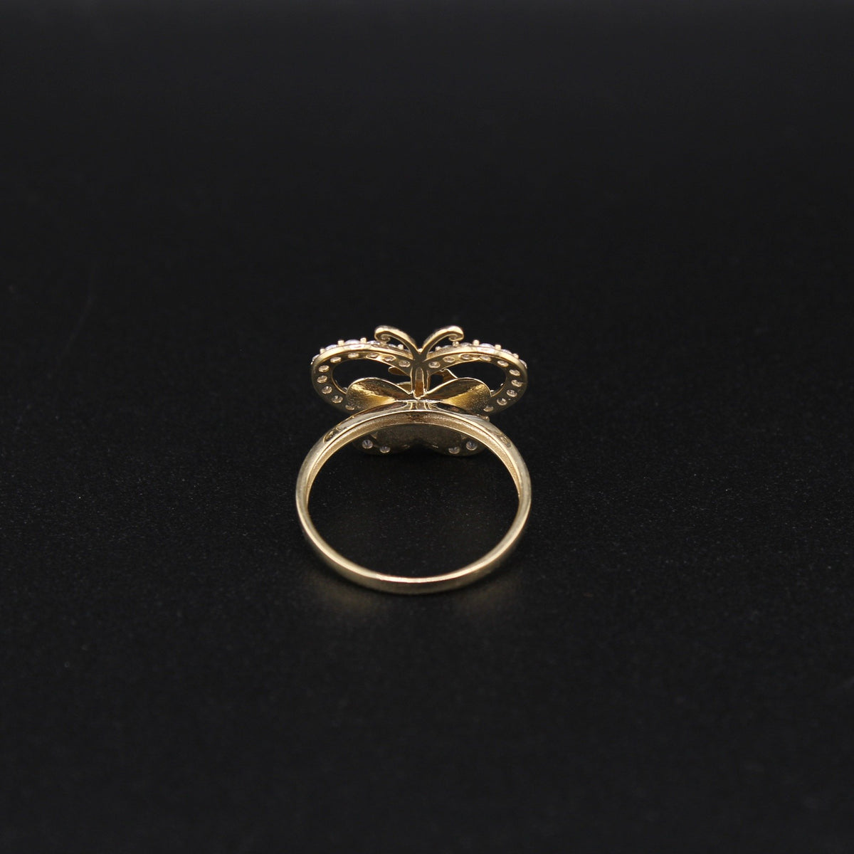 10K YG Butterfly Ring (2.2g)
