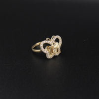 10K YG Butterfly Ring (2.2g)