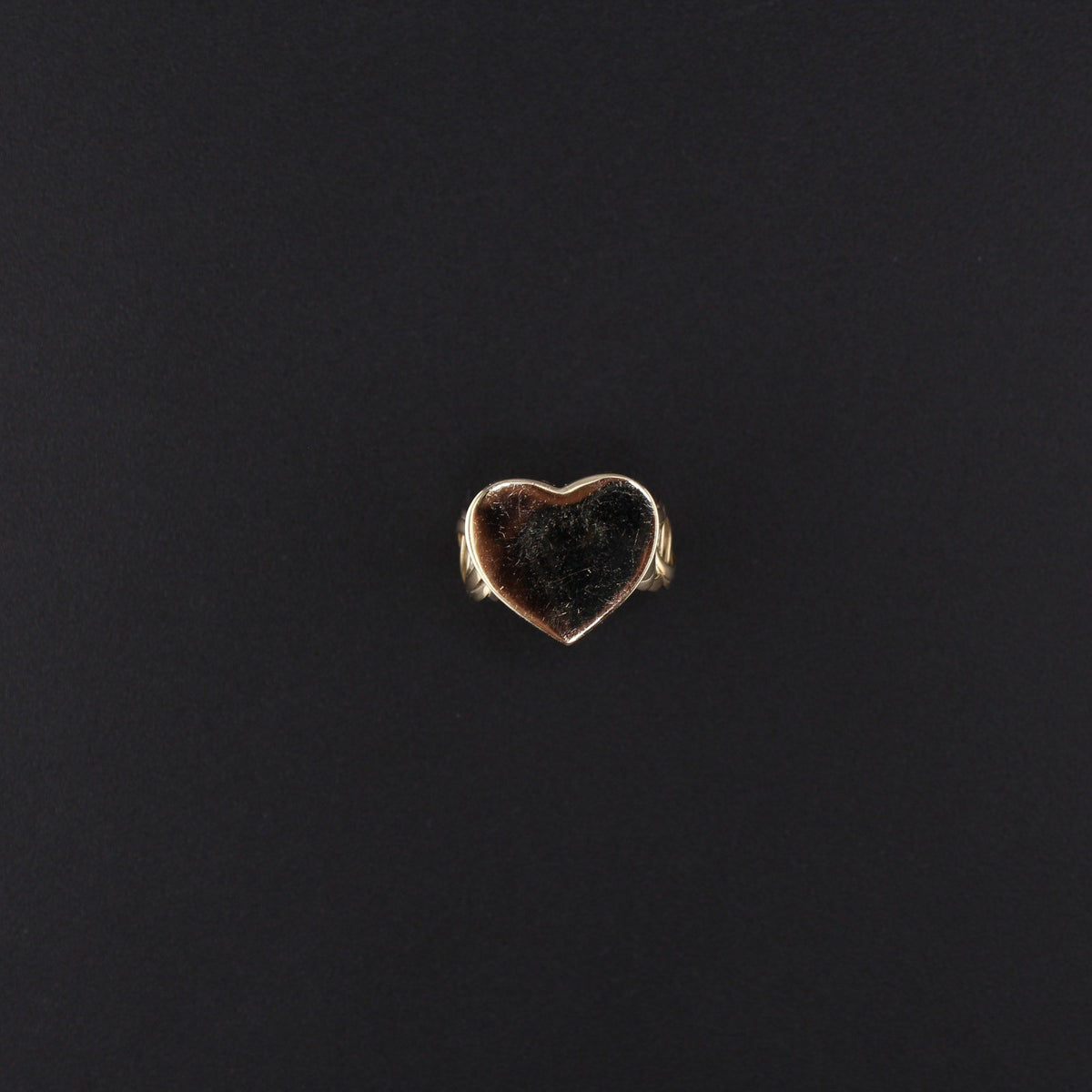 10K YG Heart Ring (3.8g)