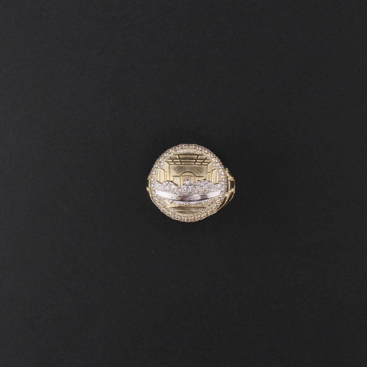 10K YG Last Supper Ring (4.1g)