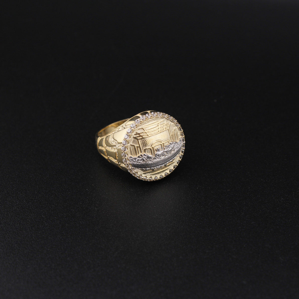 10K YG Last Supper Ring (4.1g)