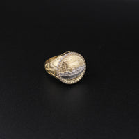 10K YG Last Supper Ring (4.1g)