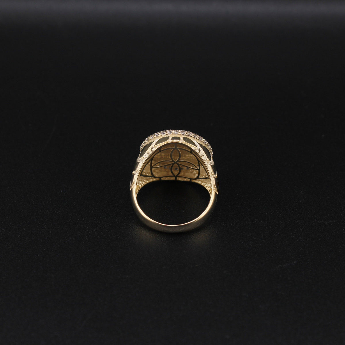10K YG Last Supper Ring (4.1g)