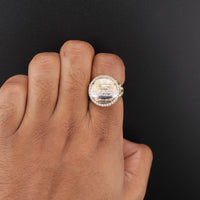 10K YG Last Supper Ring (4.1g)