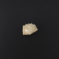 10K YG Cards Ring (5.7g)