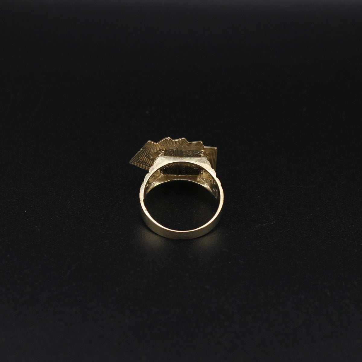 10K YG Cards Ring (5.7g)