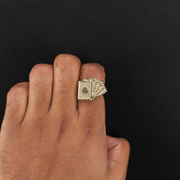 10K YG Cards Ring (5.7g)