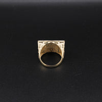 10K YG Last Supper Ring (4.8g)