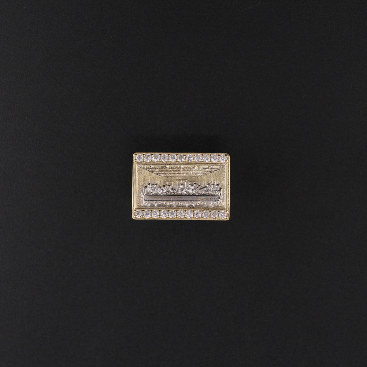 10K YG Last Supper Ring (4.8g)