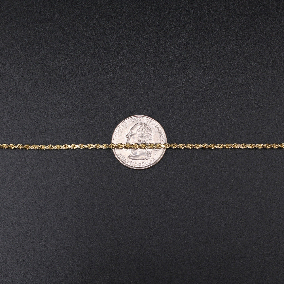 10K YG Rope Chain 2.5mm