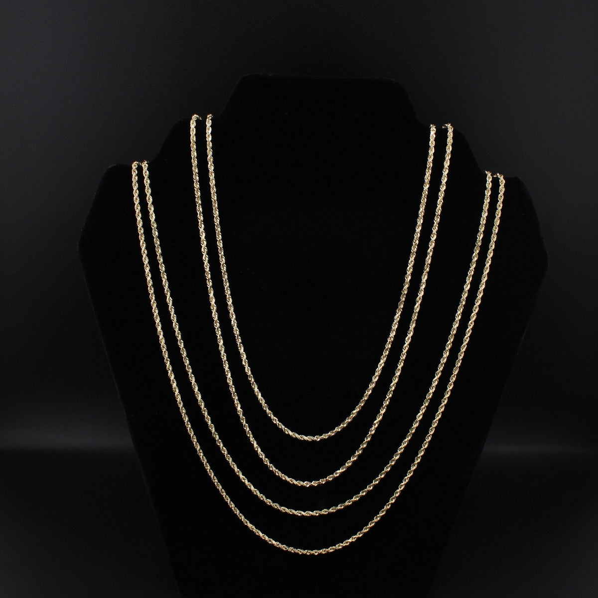 10K YG Rope Chain 2.5mm