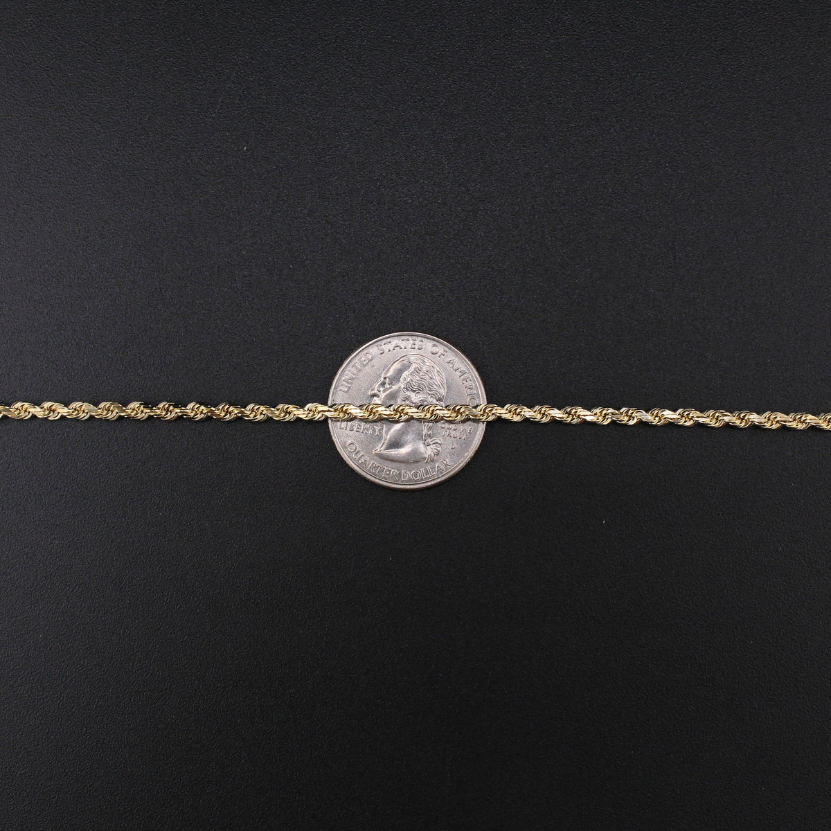 10K YG Rope Chain 22in (14.8g) 3mm