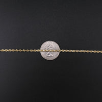 10K YG Rope Chain 22in (14.8g) 3mm