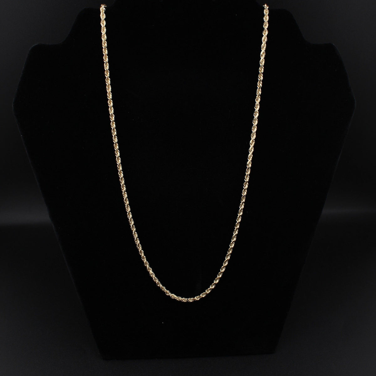 10K YG Rope Chain 22in (14.8g) 3mm