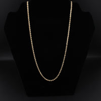 10K YG Rope Chain 22in (14.8g) 3mm