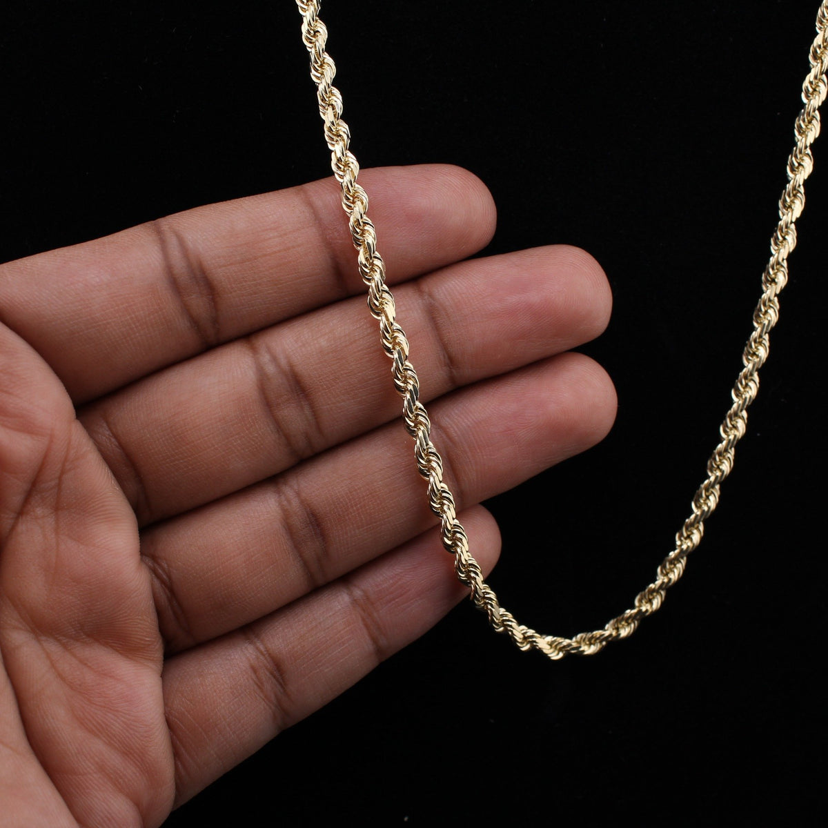 10K YG Rope Chain 22in (24.1g) 4mm