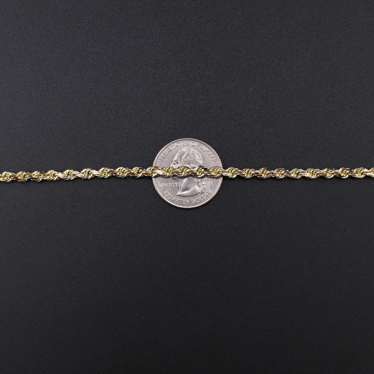 10K YG Rope Chain 22in (24.1g) 4mm
