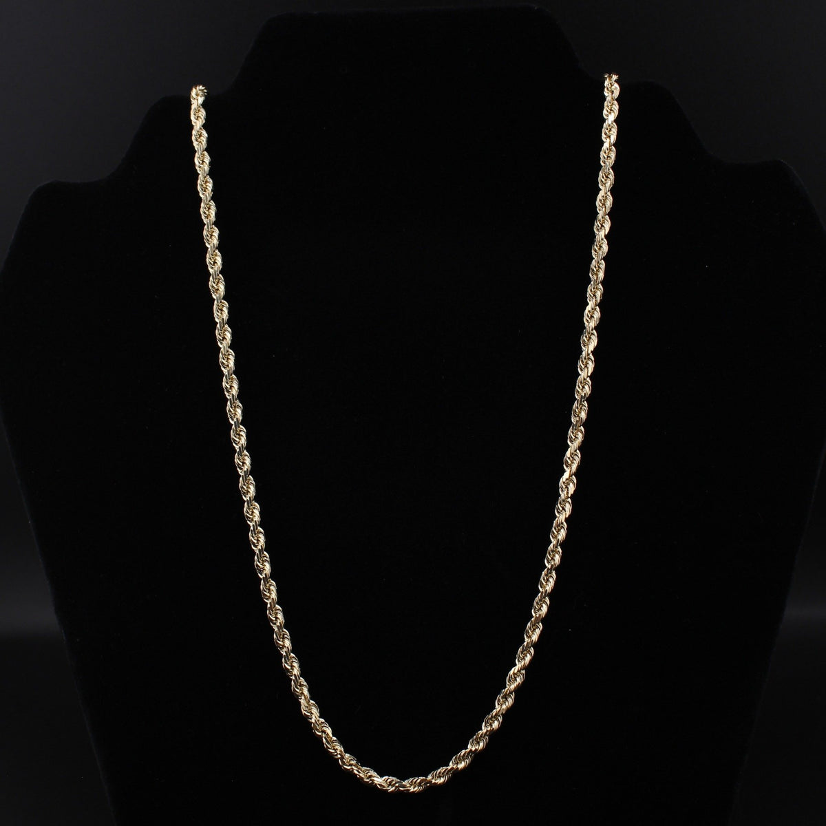 10K YG Rope Chain 22in (24.1g) 4mm