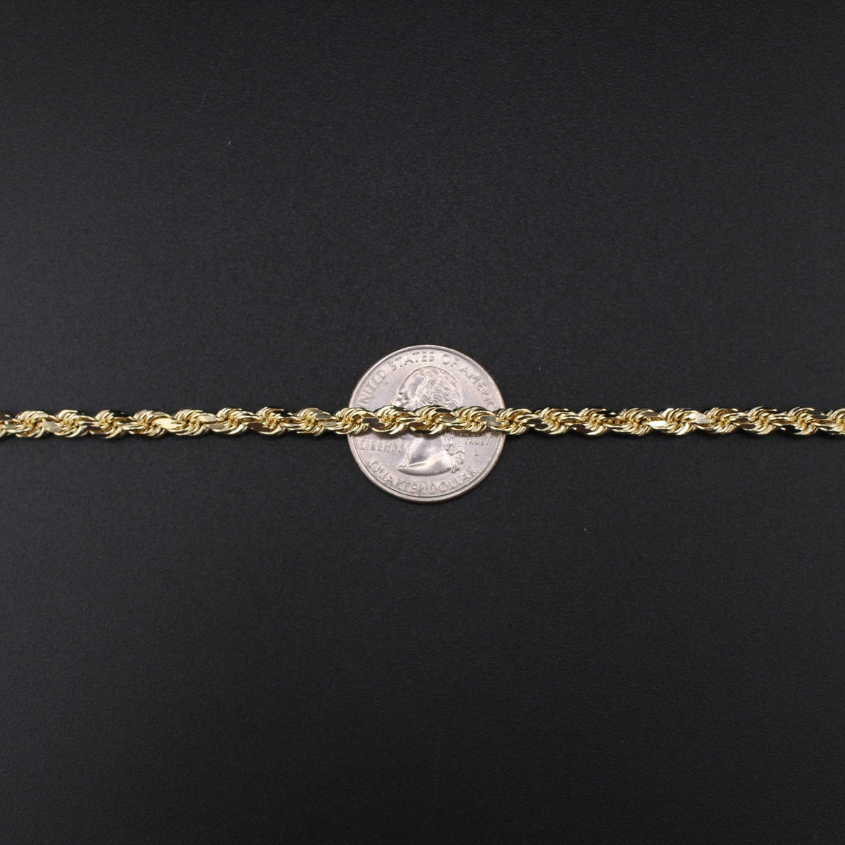 10K YG Rope Chain 24in (38.8g) 5mm