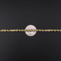 10K YG Rope Chain 24in (38.8g) 5mm