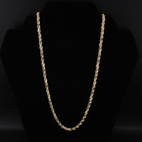 10K YG Rope Chain 24in (38.8g) 5mm