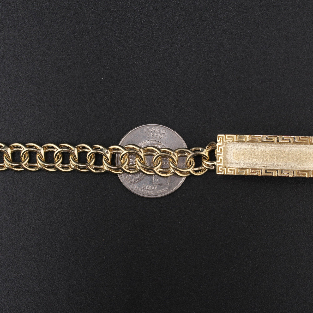 10K YG Chino Bracelet 8in (43.9g)
