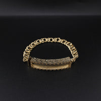 10K YG Chino Bracelet 8in (43.9g)