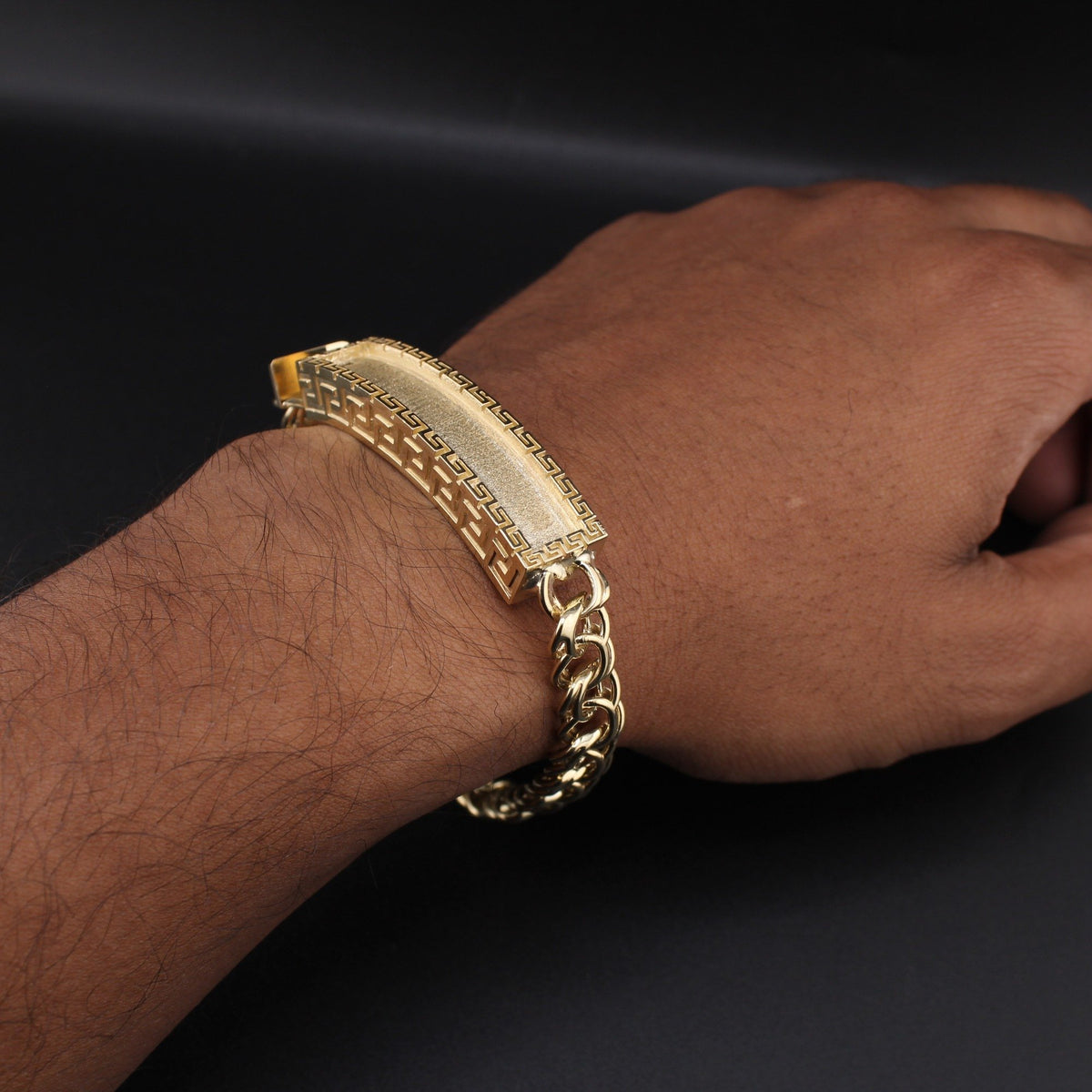 10K YG Chino Bracelet 8in (43.9g)