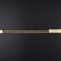 10K YG Chino Bracelet 8in (43.9g)
