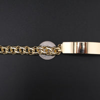 10K YG Chino Bracelet 8.5in (62.5g)