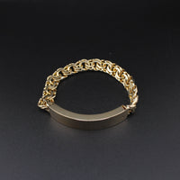 10K YG Chino Bracelet 8.5in (62.5g)