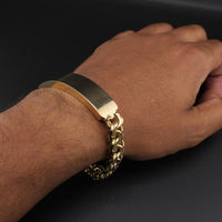 10K YG Chino Bracelet 8.5in (62.5g)