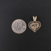 10K YG Quinceañera Pendant (2.9g)