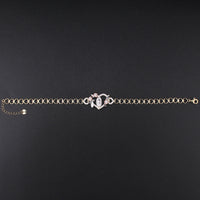 10K YG Virgin Mary Bracelet 7in (3.6g)
