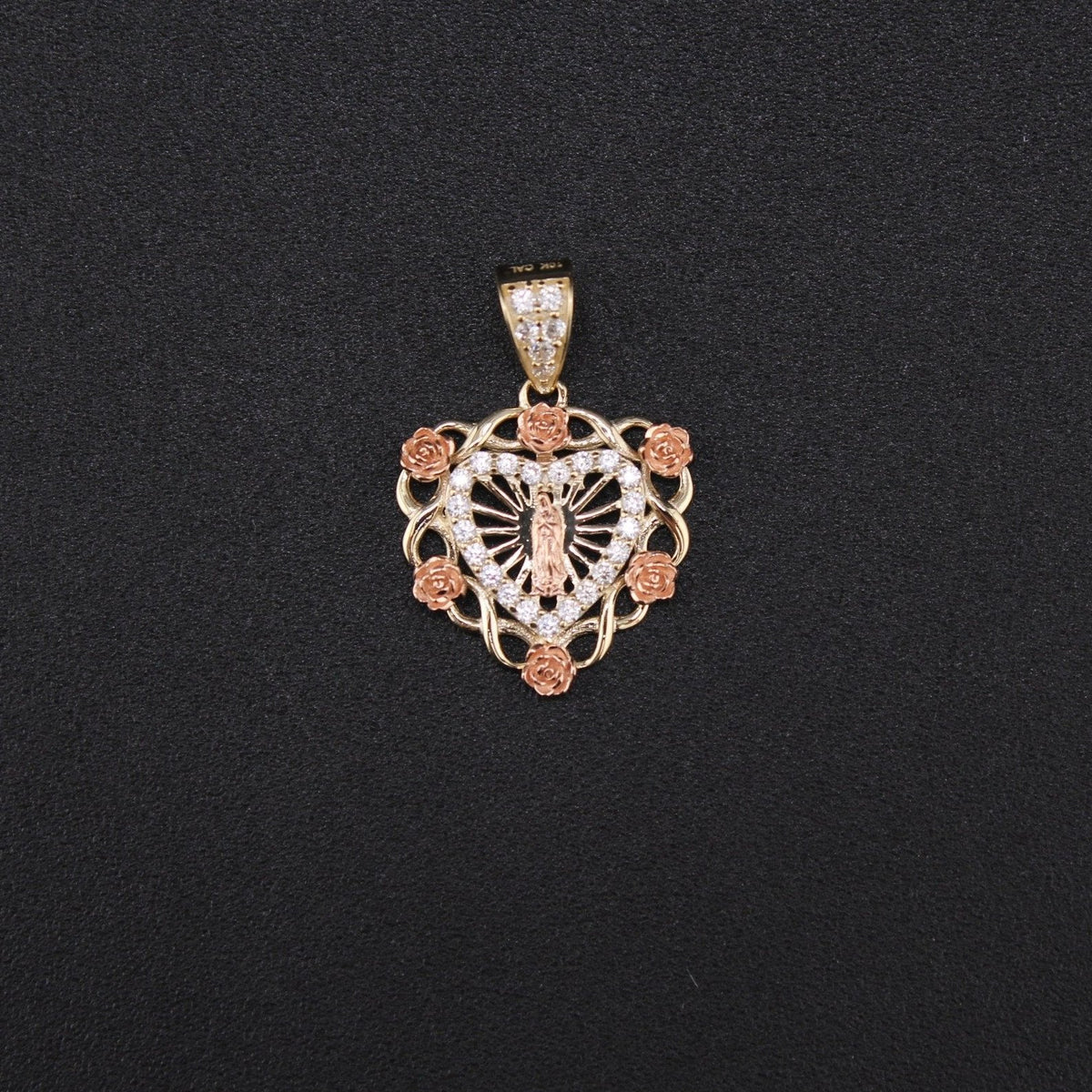 10K YG Virgin Mary Pendant (1.4g)