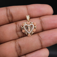 10K YG Virgin Mary Pendant (1.4g)