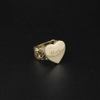 10K Heart Ring 