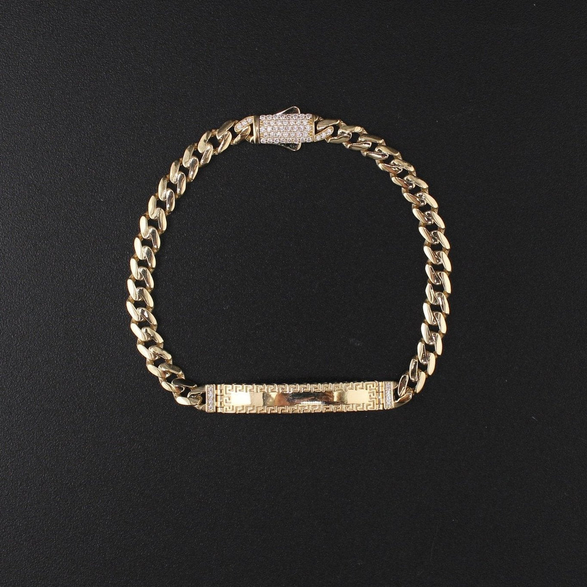 14K YG Bracelet 7inch 5.7G