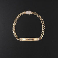 14K YG Bracelet 7inch 5.7G