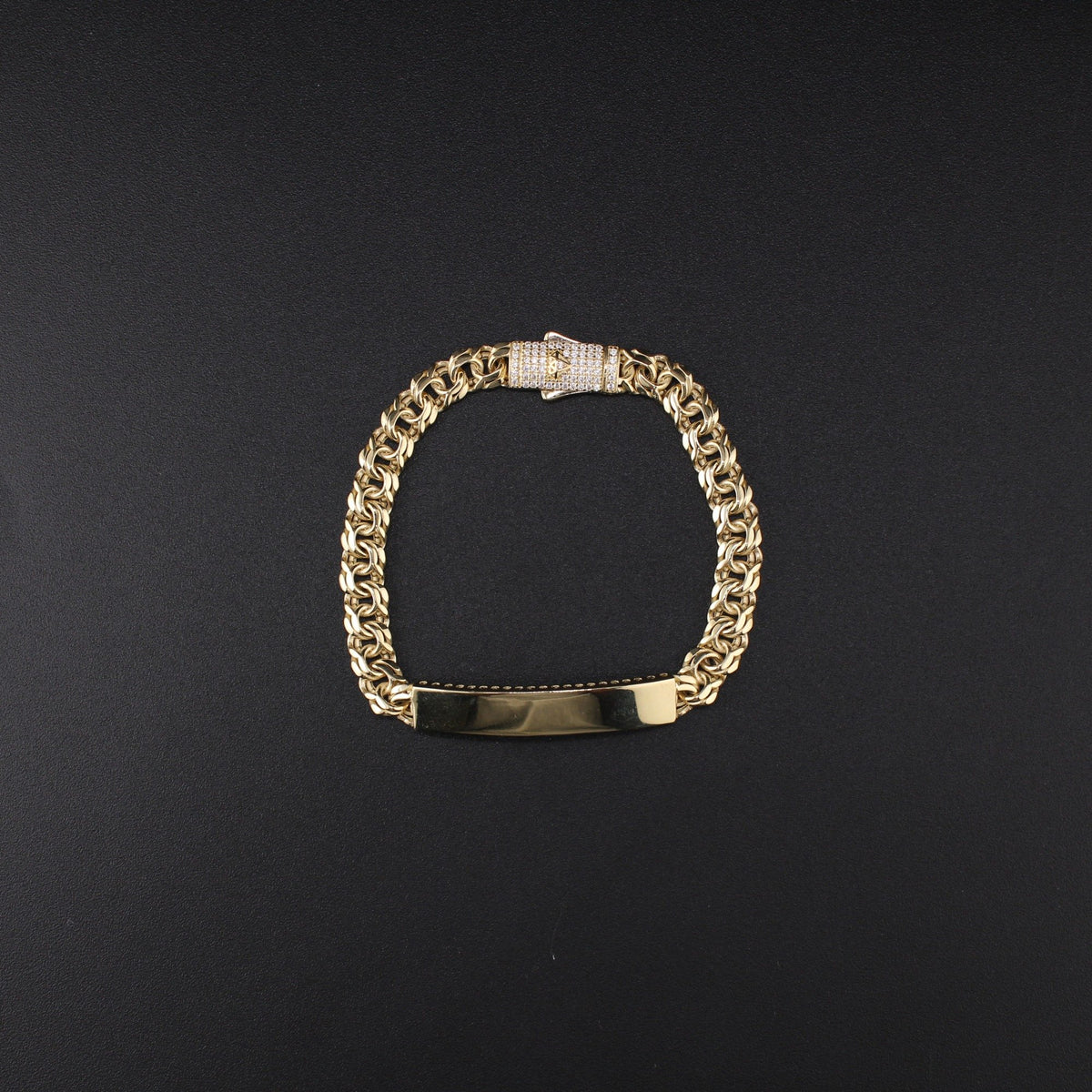 10K YG Bracelet 7.5in 9.4g 6.5mm