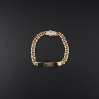 10K YG Bracelet 7.5in 9.4g 6.5mm