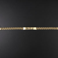 10K YG Bracelet 7.5in 9.4g 6.5mm