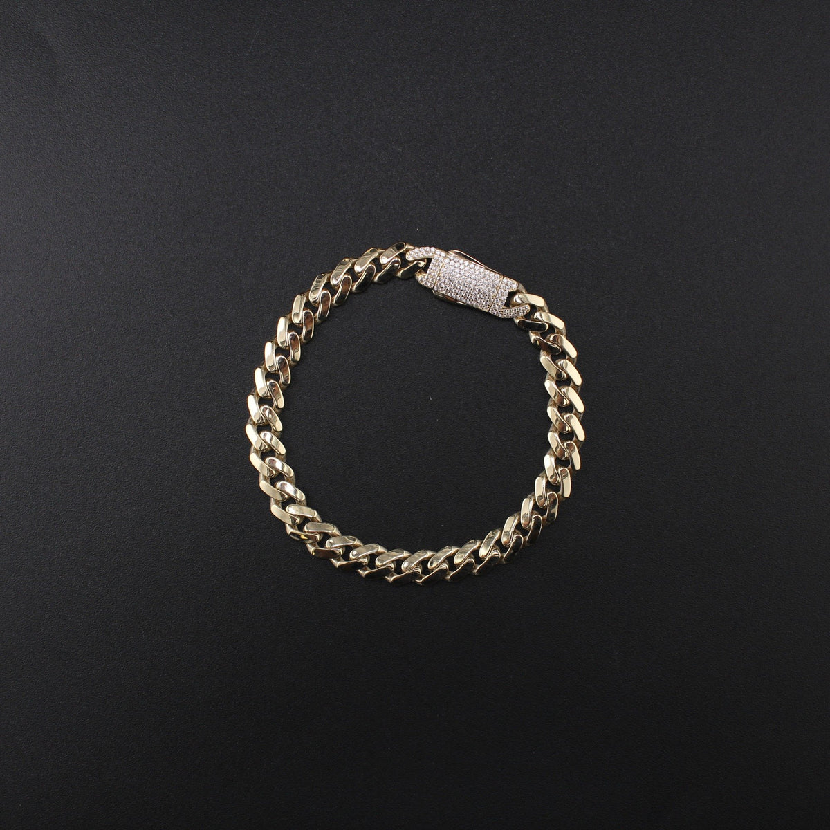 10K YG Chain Miami Cuban 8mm