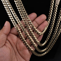 10K YG Chain Miami Cuban 8mm