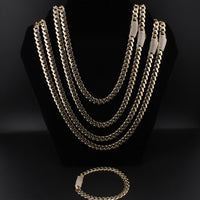 10K YG Chain Miami Cuban 8mm