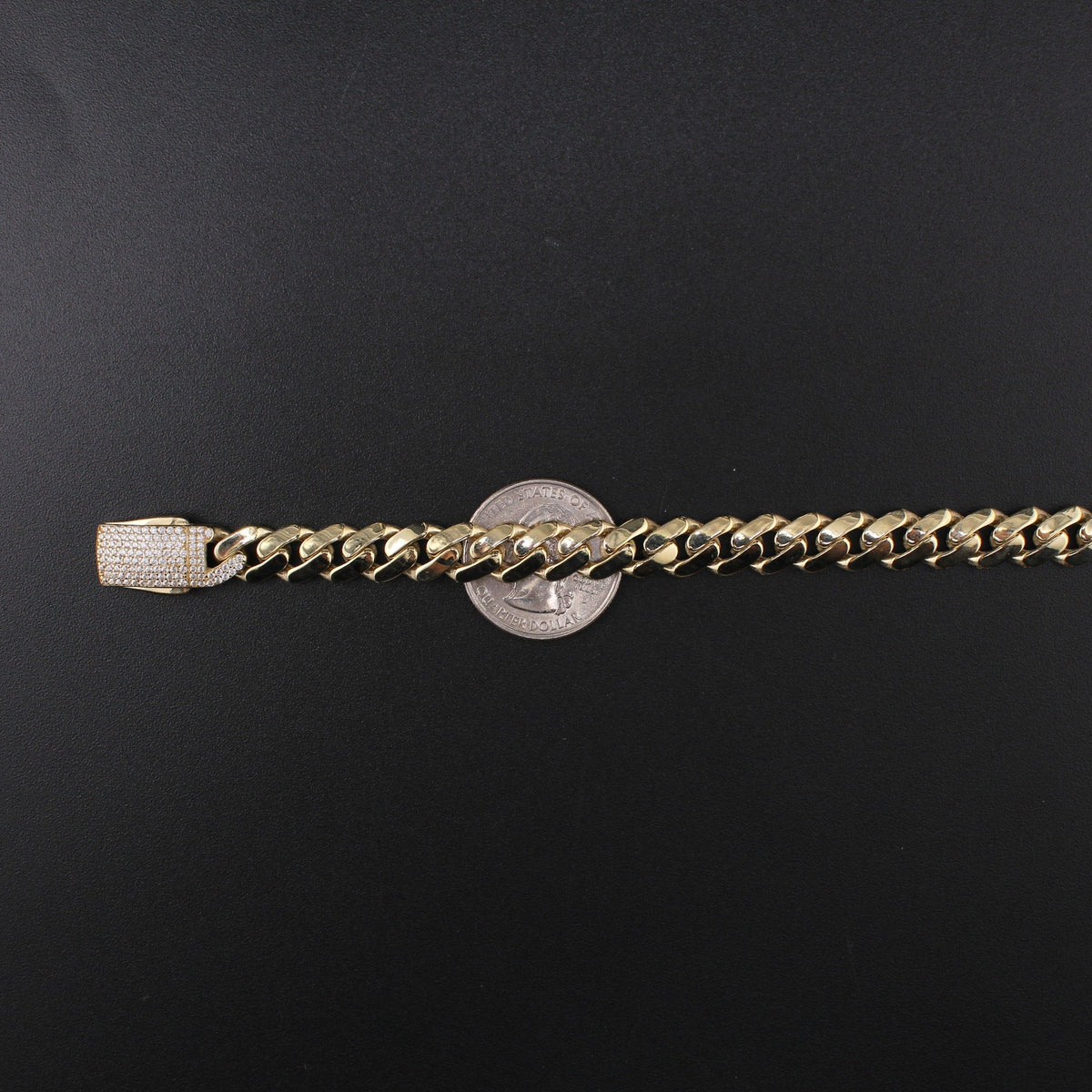 10K YG Chain Miami Cuban 9mm
