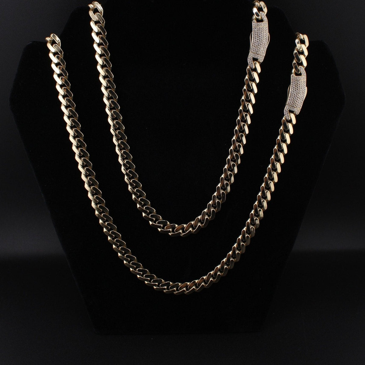10K YG Chain Miami Cuban 9mm